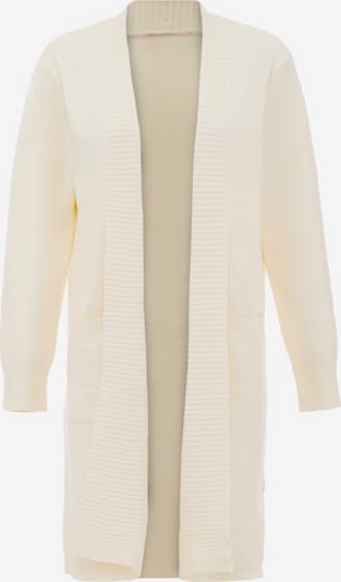 DreiMaster Klassik Strickjacke in wollweiß, Produktansicht