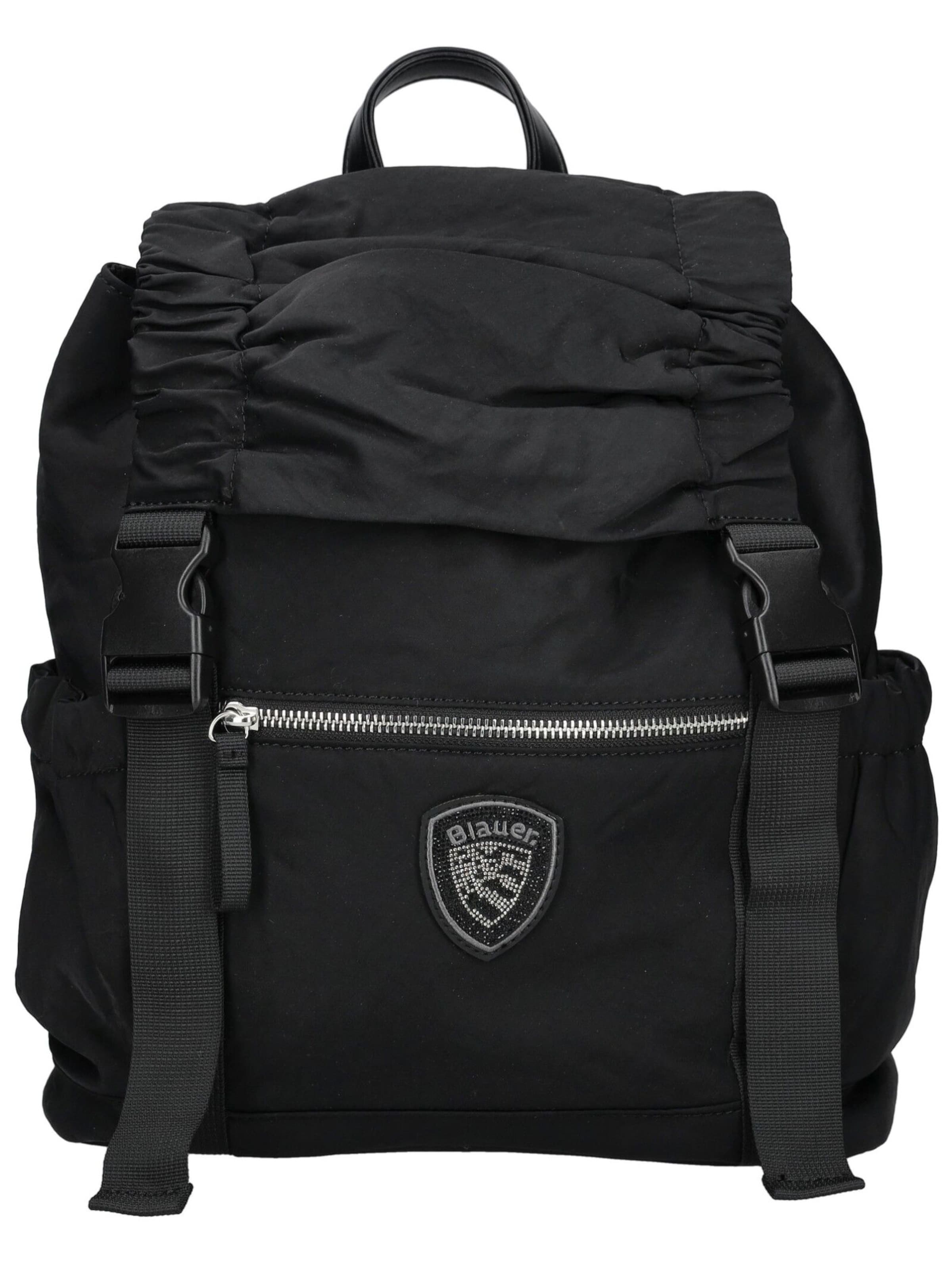 Blauer.USA Rucksack in Schwarz: Vorderseite