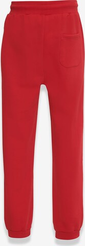 Effilé Pantalon Dropsize en rouge