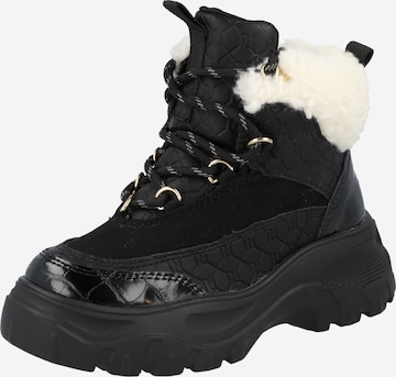 River Island Snow Boots in Black: front