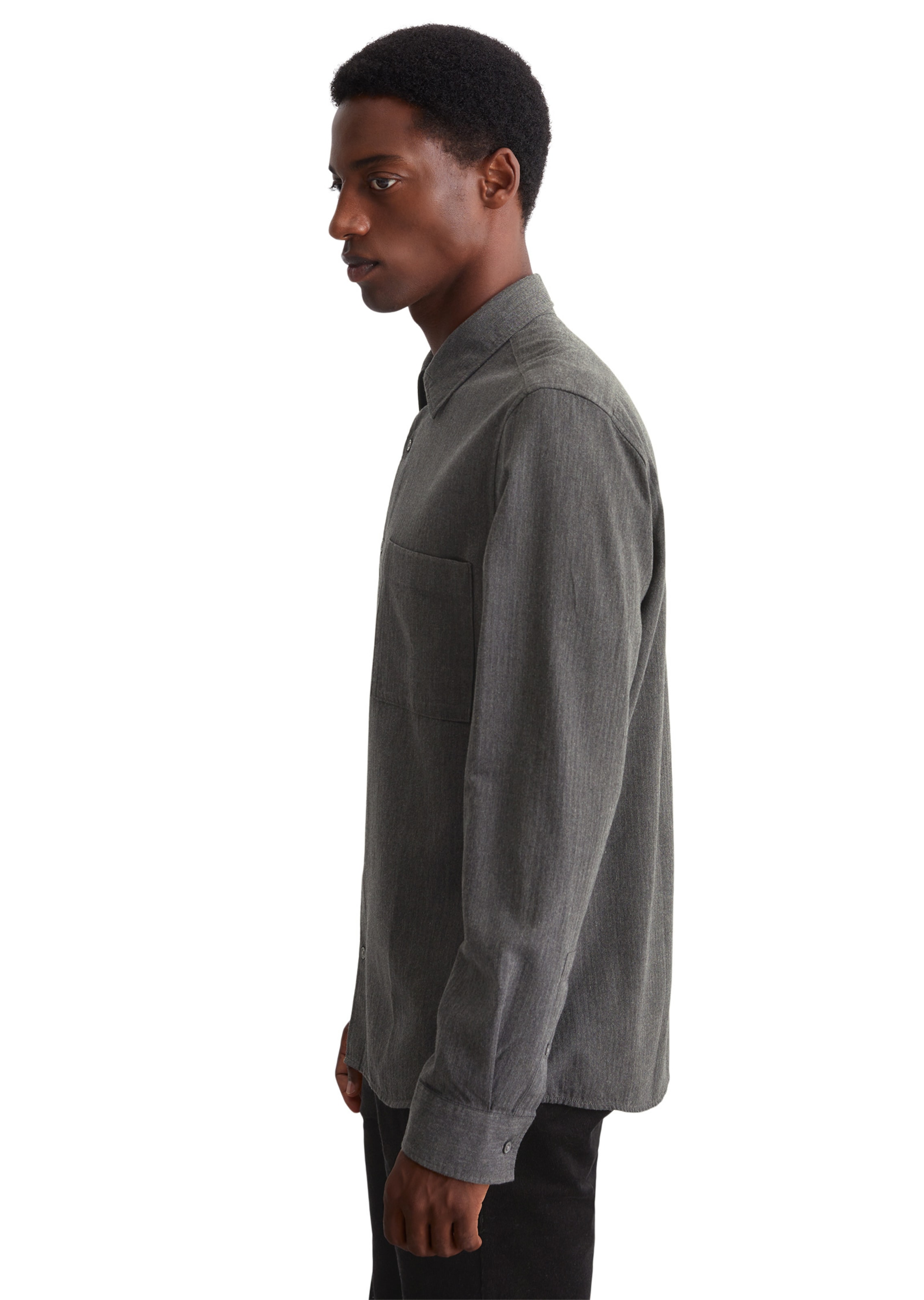 Marc O'Polo Regular Fit Hemd in Grau