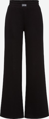 LSCN by LASCANA Wide Leg Sweatpants in Schwarz: predná strana