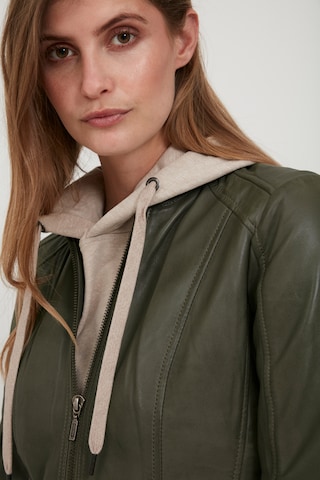 Fransa Between-Season Jacket in Green