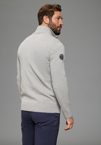 Man's World Knit Cardigan in Grey