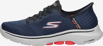 Baskets basses 'Go Walk 7 - Free Hand 2' SKECHERS en bleu : devant
