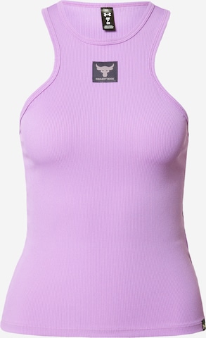 Sport top de la UNDER ARMOUR pe mov: față