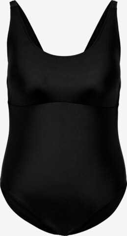 ONLY Carmakoma Swimsuit in Black: front