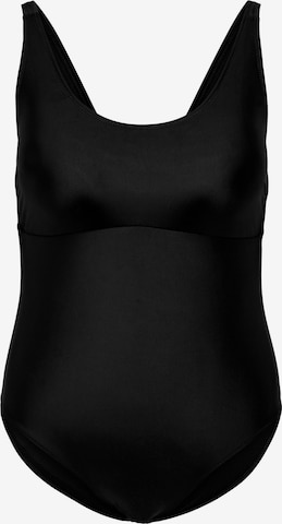 Maillot de bain ONLY Carmakoma en noir : devant