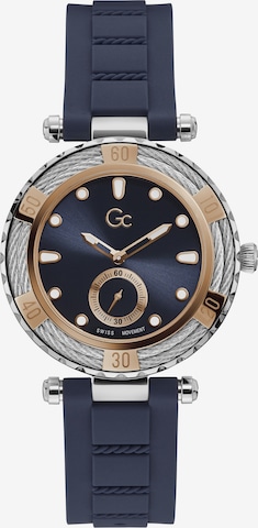 Gc Analog Watch 'LadyDiver' in Blue: front