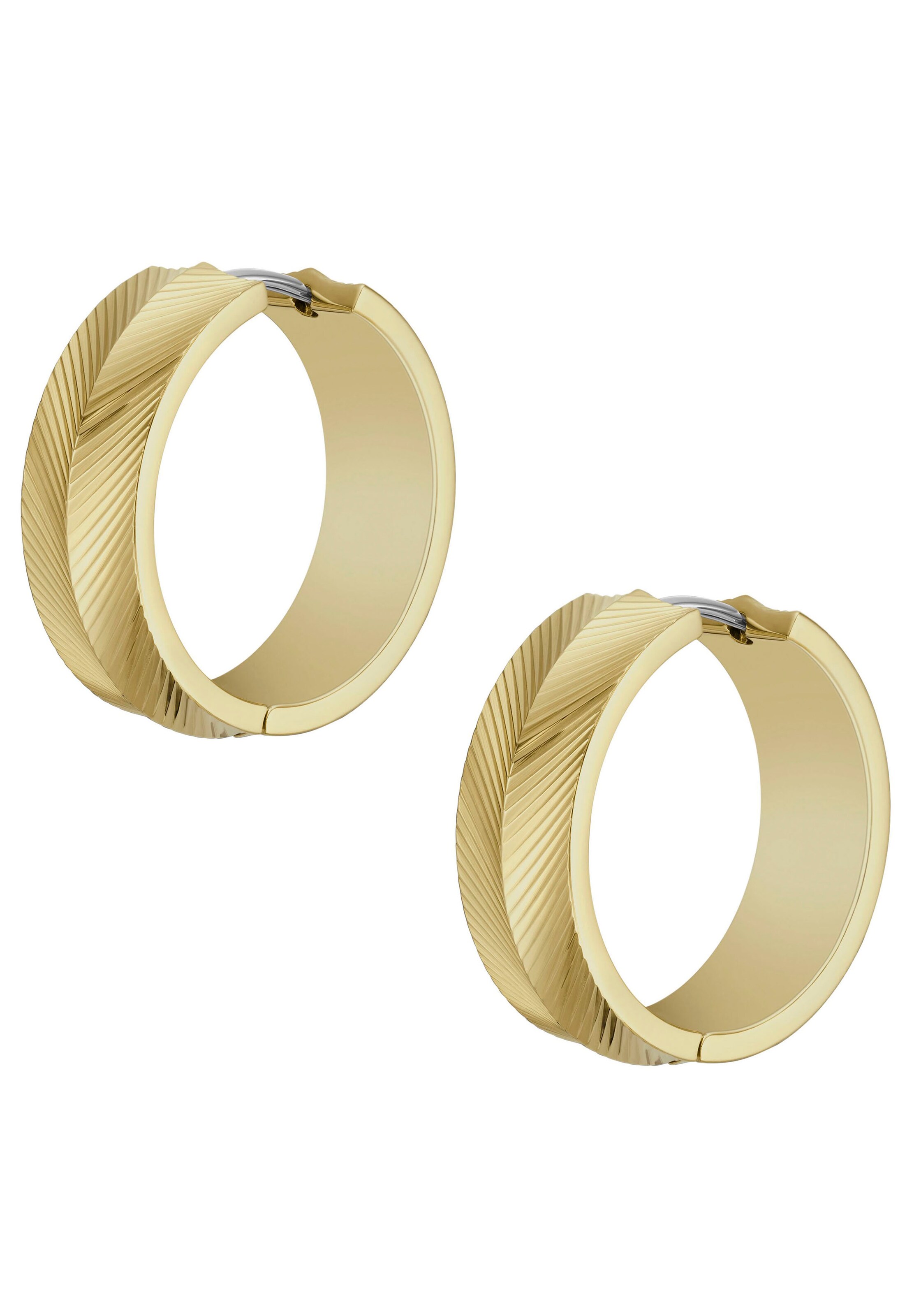 FOSSIL Oorbellen in Goud: voorkant