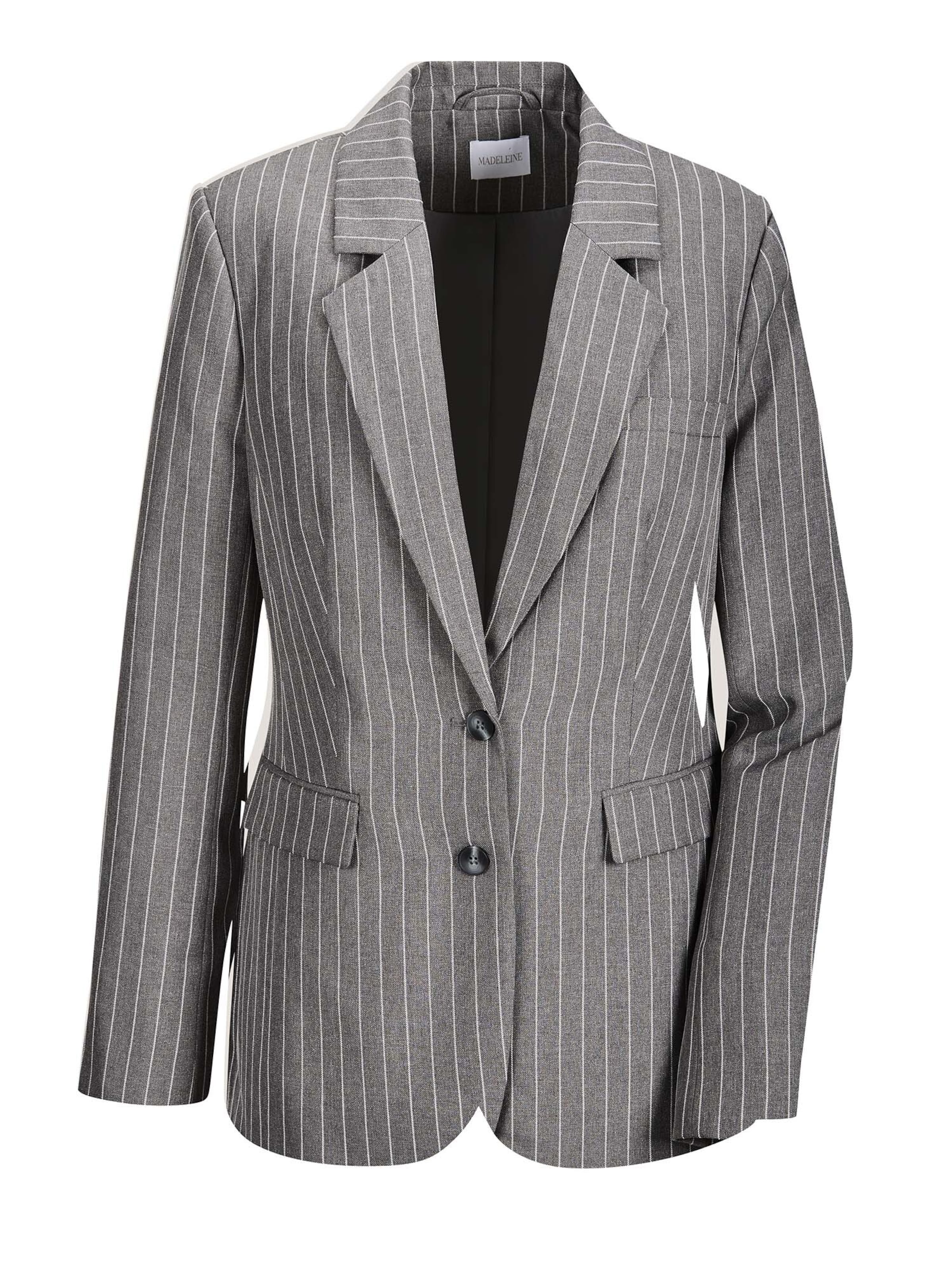 Blazer MADELEINE en gris : devant
