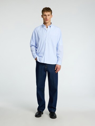 SELECTED - Ajuste regular Camisa en azul