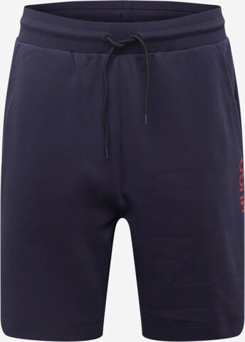 HUGO Regular Pants 'DOSHI211' in Blue: front