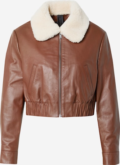 DRYKORN Prijelazna jakna 'RADWAY_2' u svijetlobež / kestenjasto smeđa, Pregled proizvoda