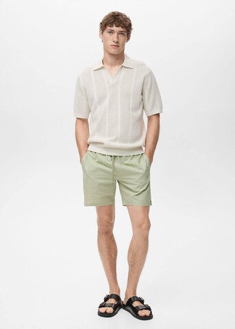 MANGO MAN Badehose 'Seer' in Grün