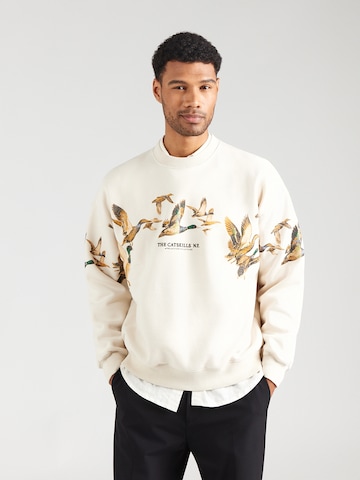 Abercrombie & Fitch Bluzka sportowa w kolorze beżowy: przód