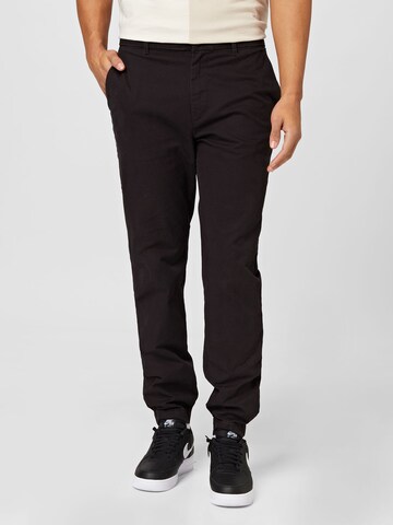 TOM TAILOR DENIM Regular Chino in Bruin: voorkant