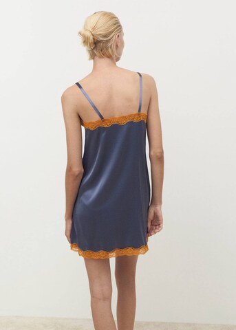 MANGO Negligée 'Jones' in Blau