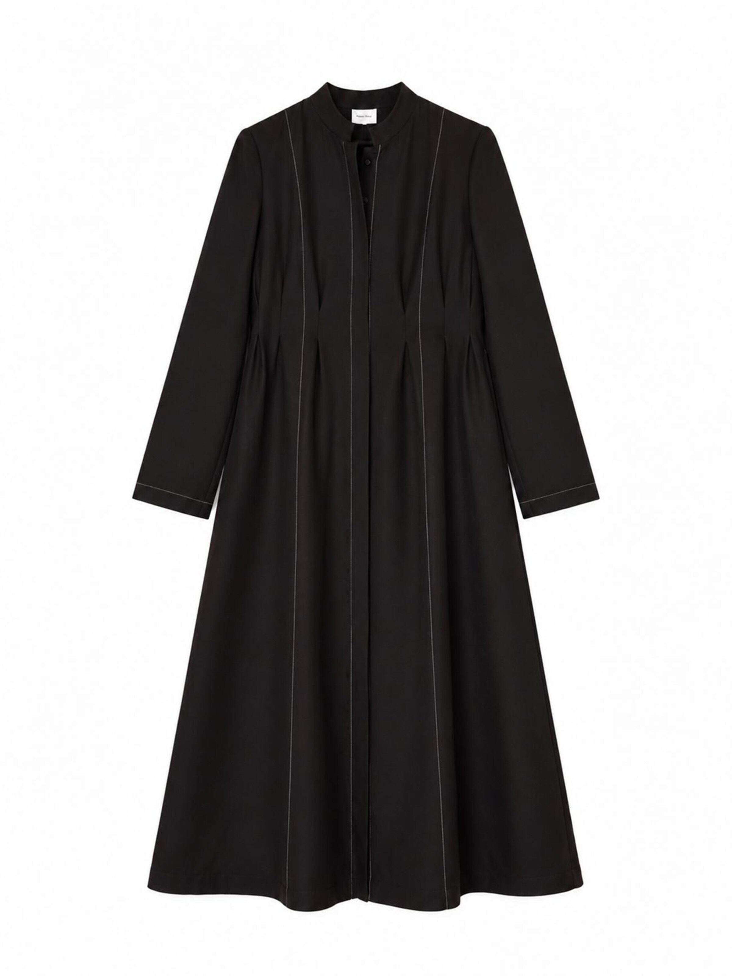 IVA RYCH Slow Fashion Store Kleid 'Puritan Dress I Deadstock'‌‌‌‌‌‌‌‌ in Braun: Vorderseite