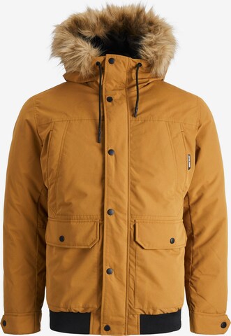 JACK & JONES Winter Jacket 'Winner' in Yellow: front