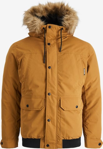 Veste d’hiver 'Winner' JACK & JONES en jaune : devant