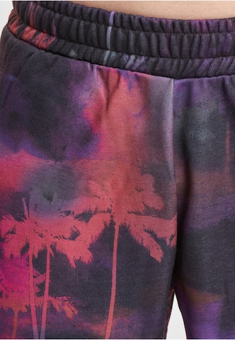 Just Rhyse Regular Sporthose 'Just Rhyse Tropical Ilussion' in Schwarz