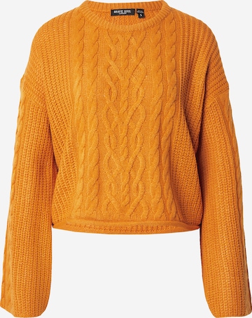 BRAVE SOUL Sweater in Orange: front
