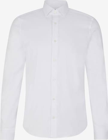 Coupe slim Chemise business 'Stan' STRELLSON en blanc : devant