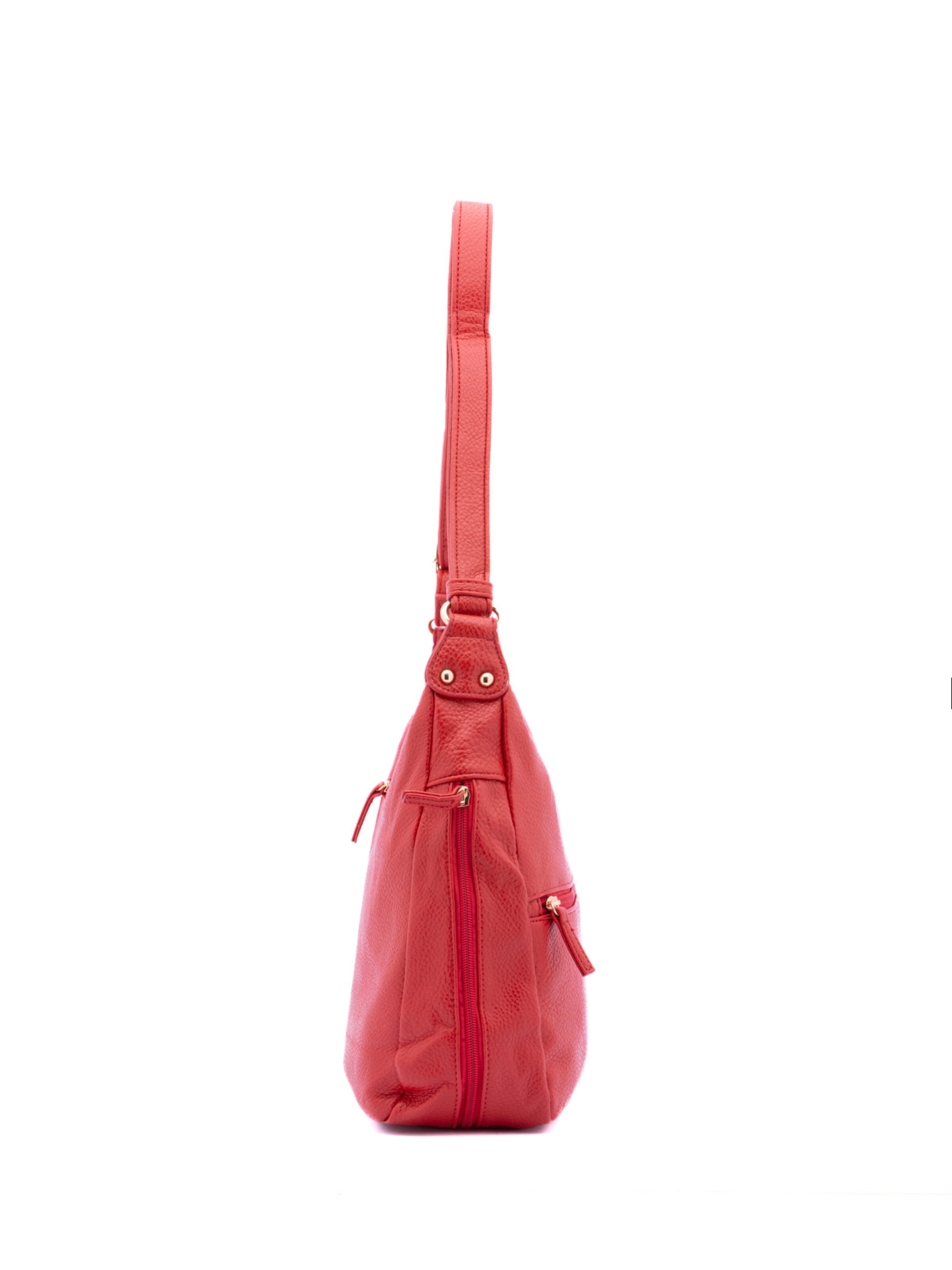 Borsa a spalla 'Borsa a Spalla Donna B Cavalli Ecopelle con Zip - 35x26x11 cm' di B. Cavalli in rosso