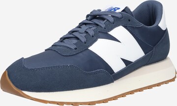 Sneaker bassa '237' di new balance in blu: frontale