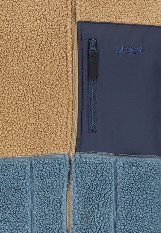 SLOPE Fleece jas 'Katau' in Bruin