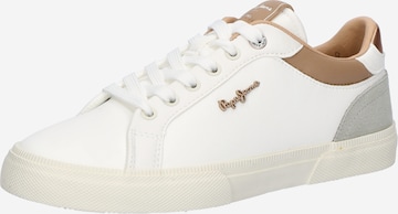 Baskets basses 'KENTON COURT' Pepe Jeans en blanc : devant