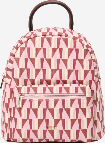 L.CREDI Rucksack 'Madeline' in Braun: predná strana