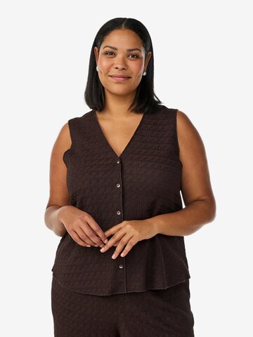 ZizziPrsluk 'Talia' - smeđa boja: prednji dio