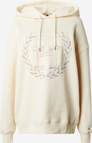 TOMMY HILFIGER Sweatshirt 'Laurel' in Beige: voorkant