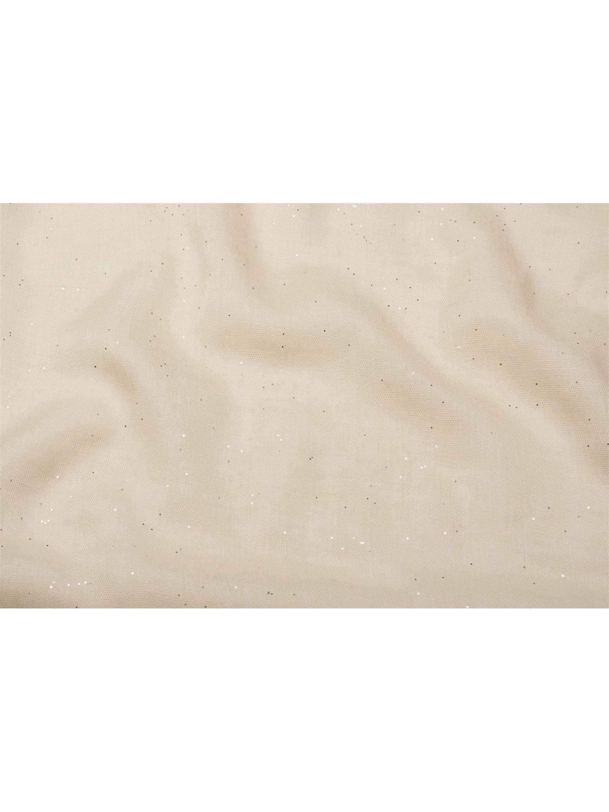 styleBREAKER Loop scarf 'Loop mit Glitzer unifarben' in Beige