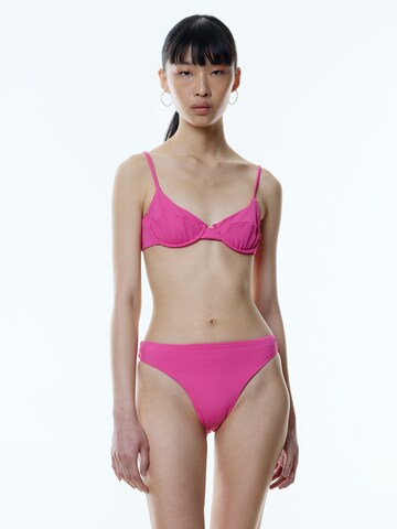 EDITED Bikini zgornji del 'Ike' | roza barva: sprednja stran