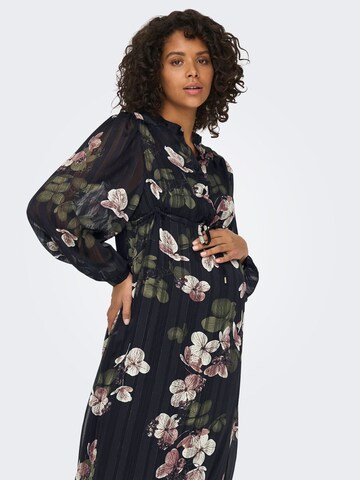 Only Maternity Shirt Dress 'Mama' in Black