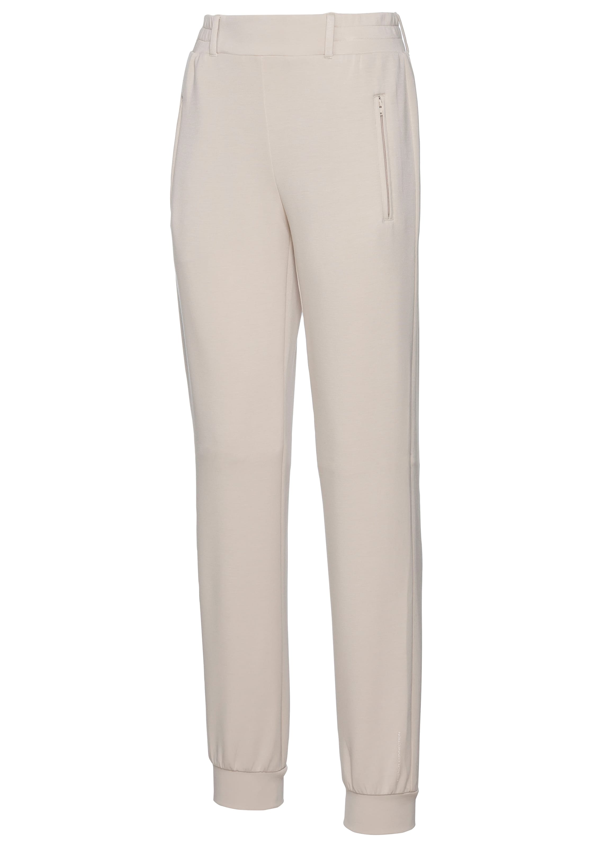 French Connection LM Tapered Pyjamabroek in Beige