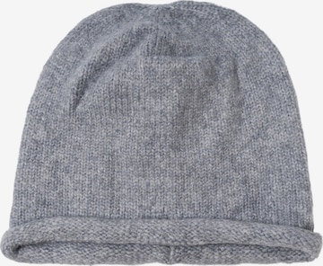styleBREAKER Mütze 'Oversize Strickbeanie mit Rollrand' in Grau: Vorderseite
