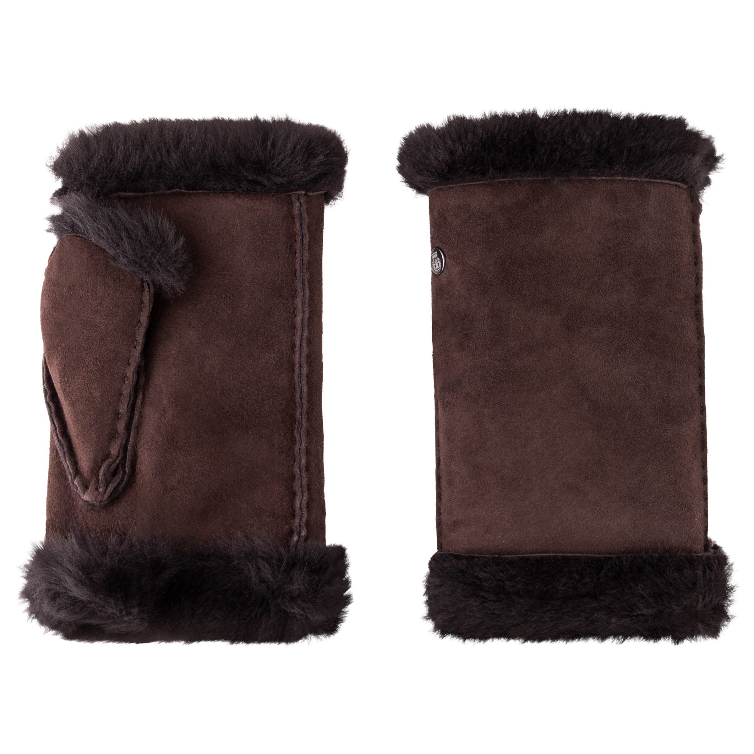 Roeckl Handwarmers 'Winnipeg' in Bruin: voorkant