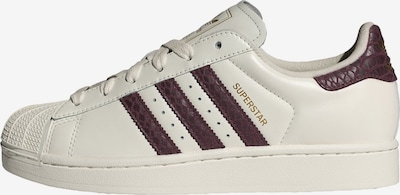 Sportbačiai be auliuko 'Superstar II' iš ADIDAS ORIGINALS, spalva – burgundiško vyno spalva / balta, Prekių apžvalga