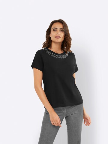 heine - Camiseta en negro: frente