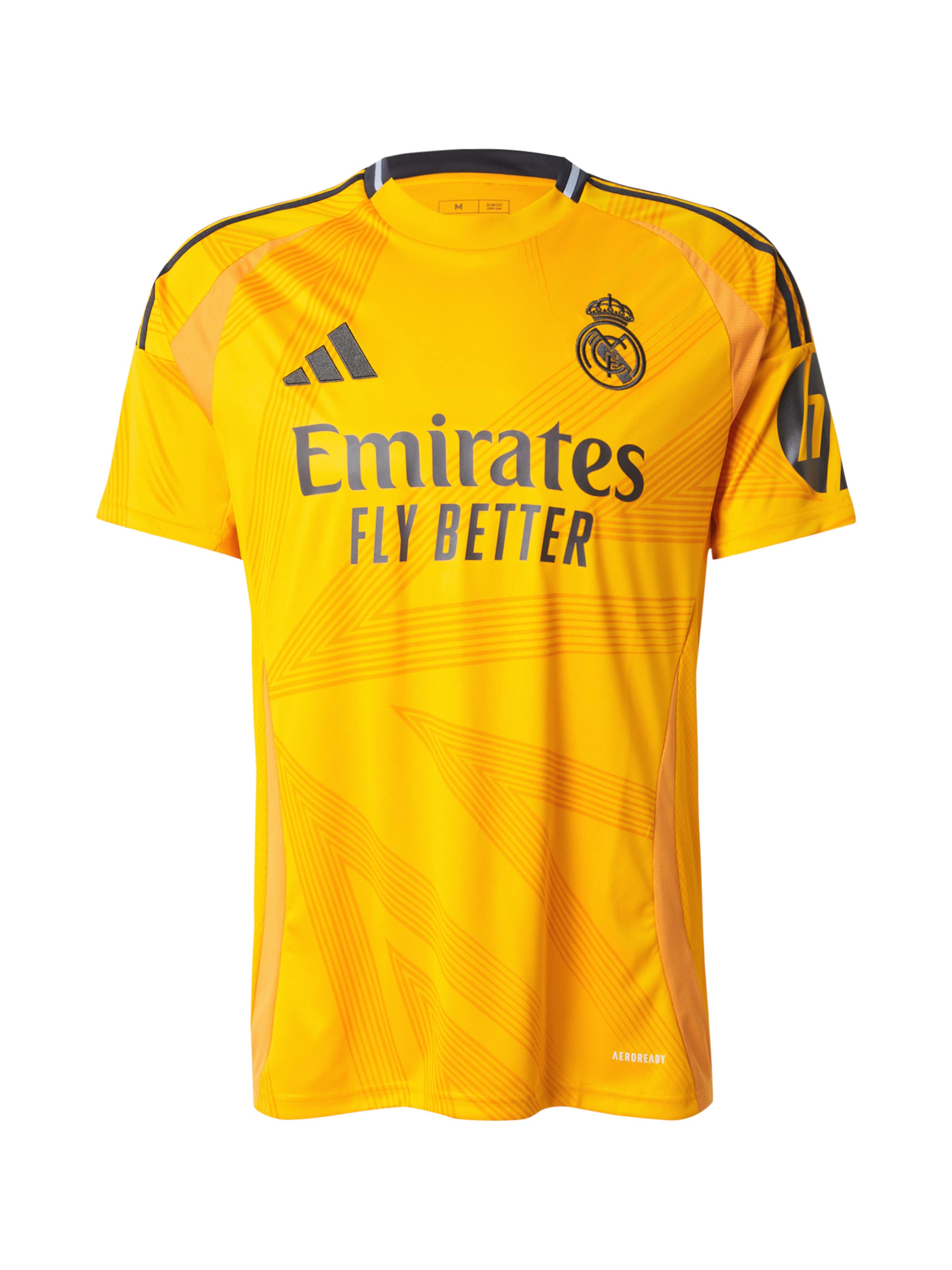 Maglia trikot 'Real Madrid 24/25 Away' di ADIDAS PERFORMANCE in arancione: frontale