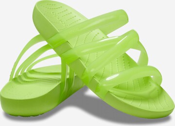 Crocs Klapki w kolorze zielony