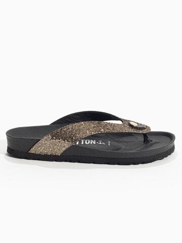 Bayton - Sandalias de dedo en bronce