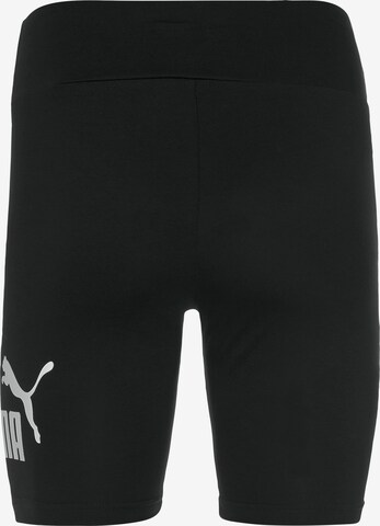 PUMA Skinny Sportshorts in Schwarz