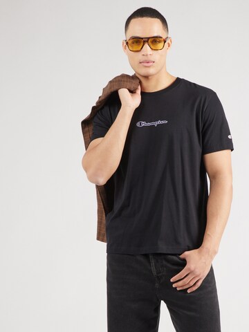 Maglietta di Champion Authentic Athletic Apparel in nero