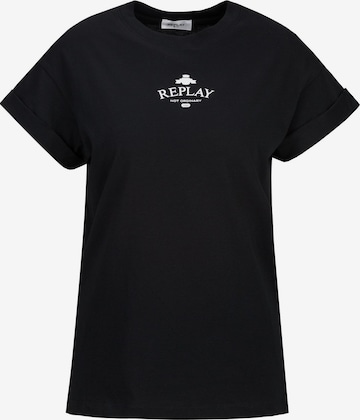 REPLAY Shirt in Black: front