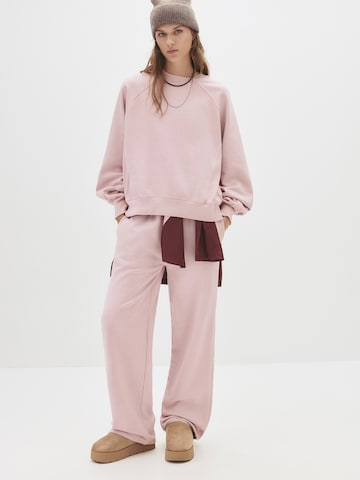 Wide leg Pantaloni di Pull&Bear in rosa